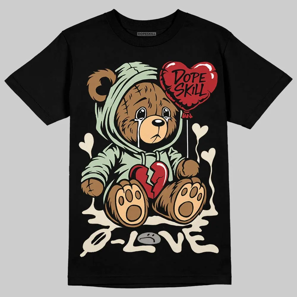 Seafoam 4s 2025 DopeSkill T-Shirt Broken Bear Graphic sold by DopeSkill