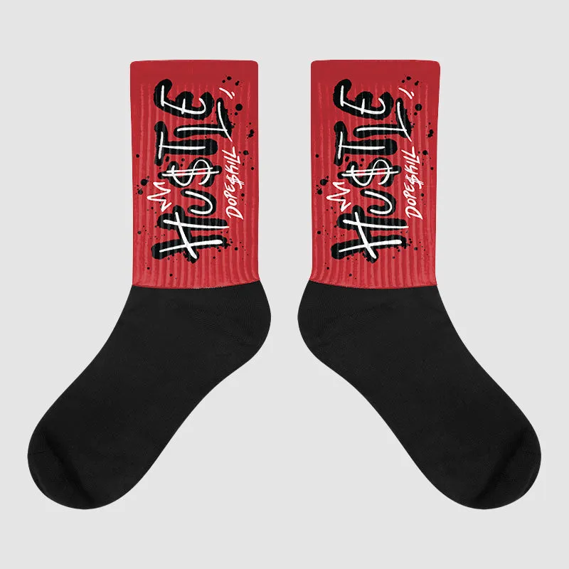 Flu Game 12s DopeSkill Sublimated Sock Hustle Graphic sold by DopeSkill
