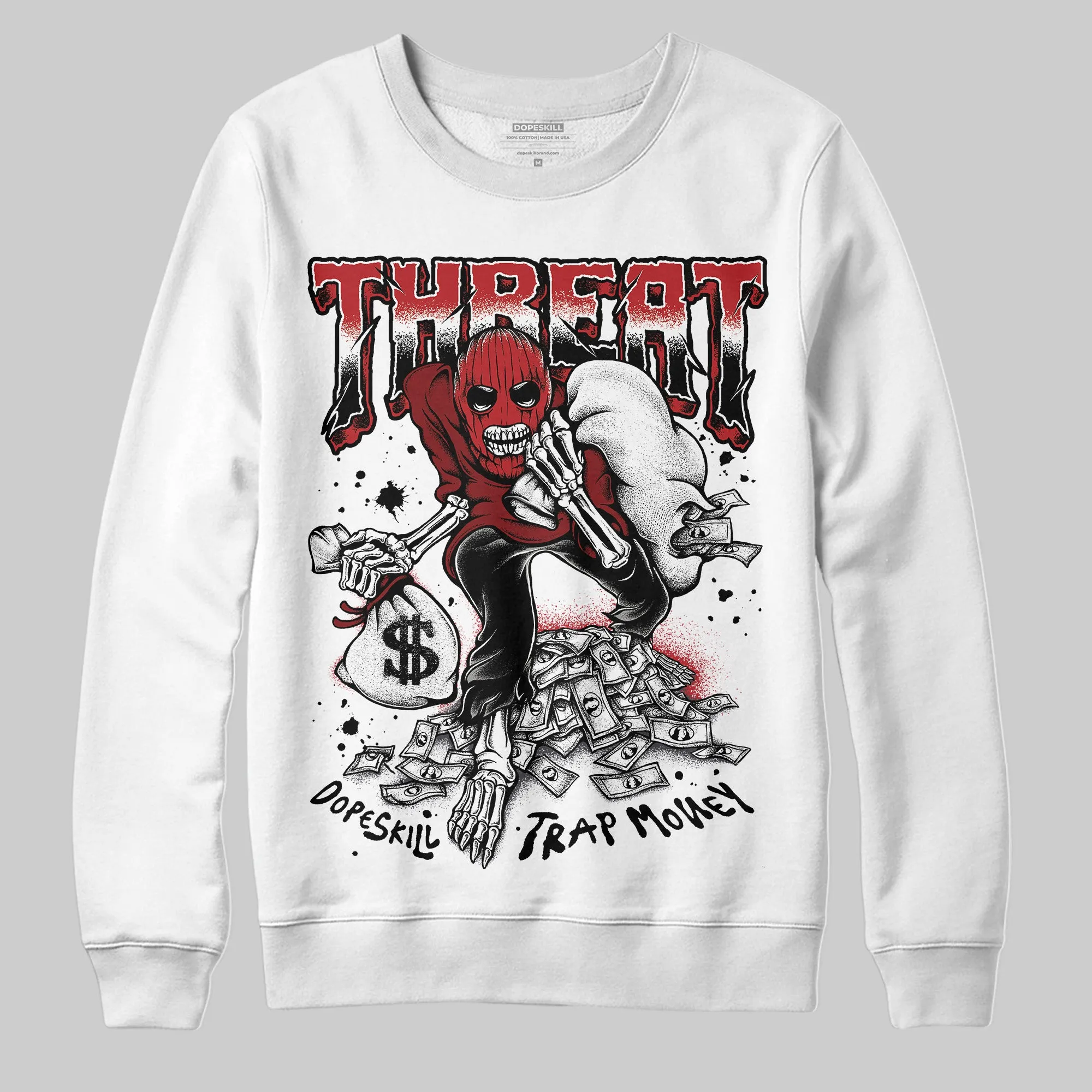 Flu Game 12s DopeSkill Sweatshirt Threat Graphic sold by DopeSkill product image thumbnail 2