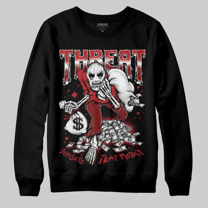 Flu Game 12s DopeSkill Sweatshirt Threat Graphic sold by DopeSkill