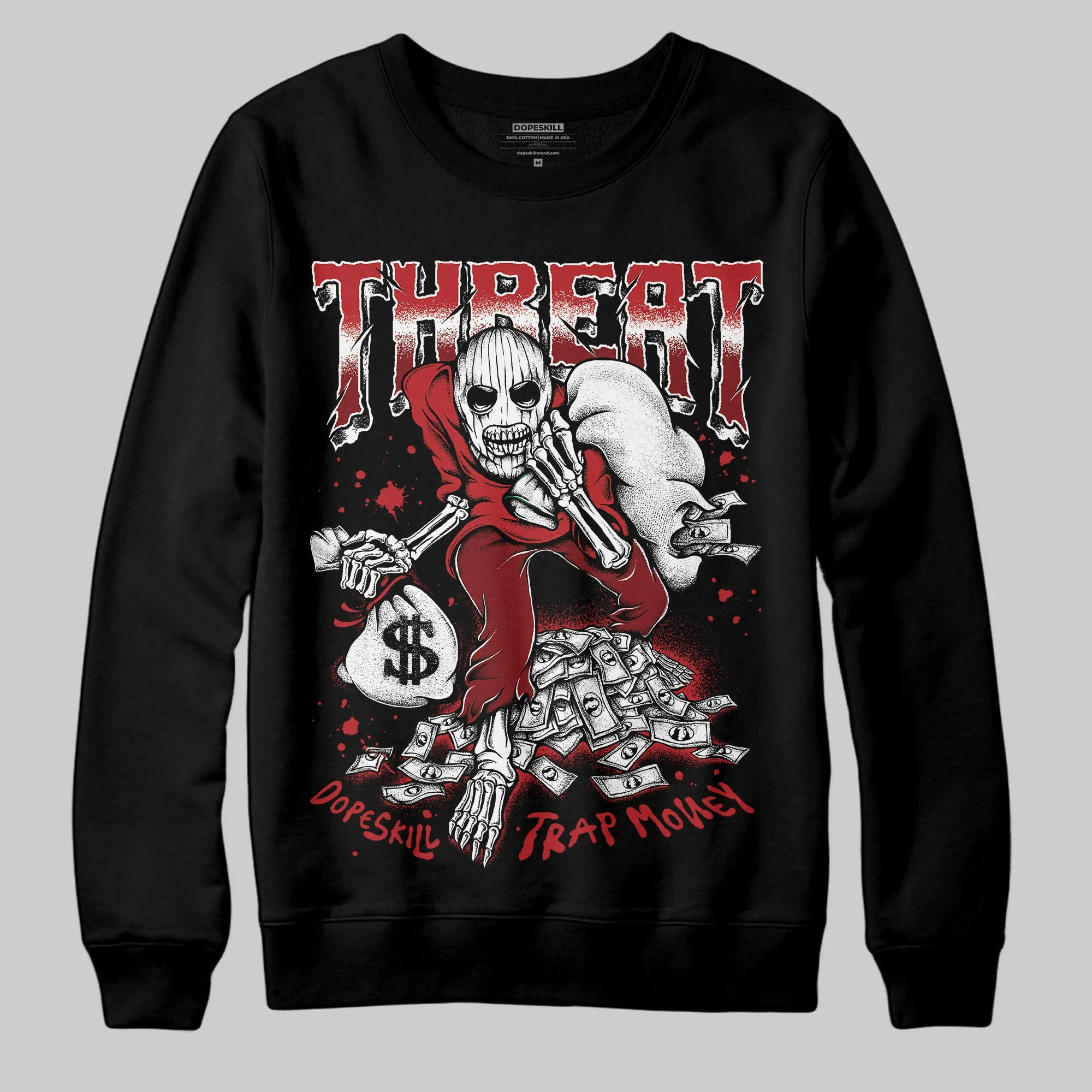 Flu Game 12s DopeSkill Sweatshirt Threat Graphic sold by DopeSkill