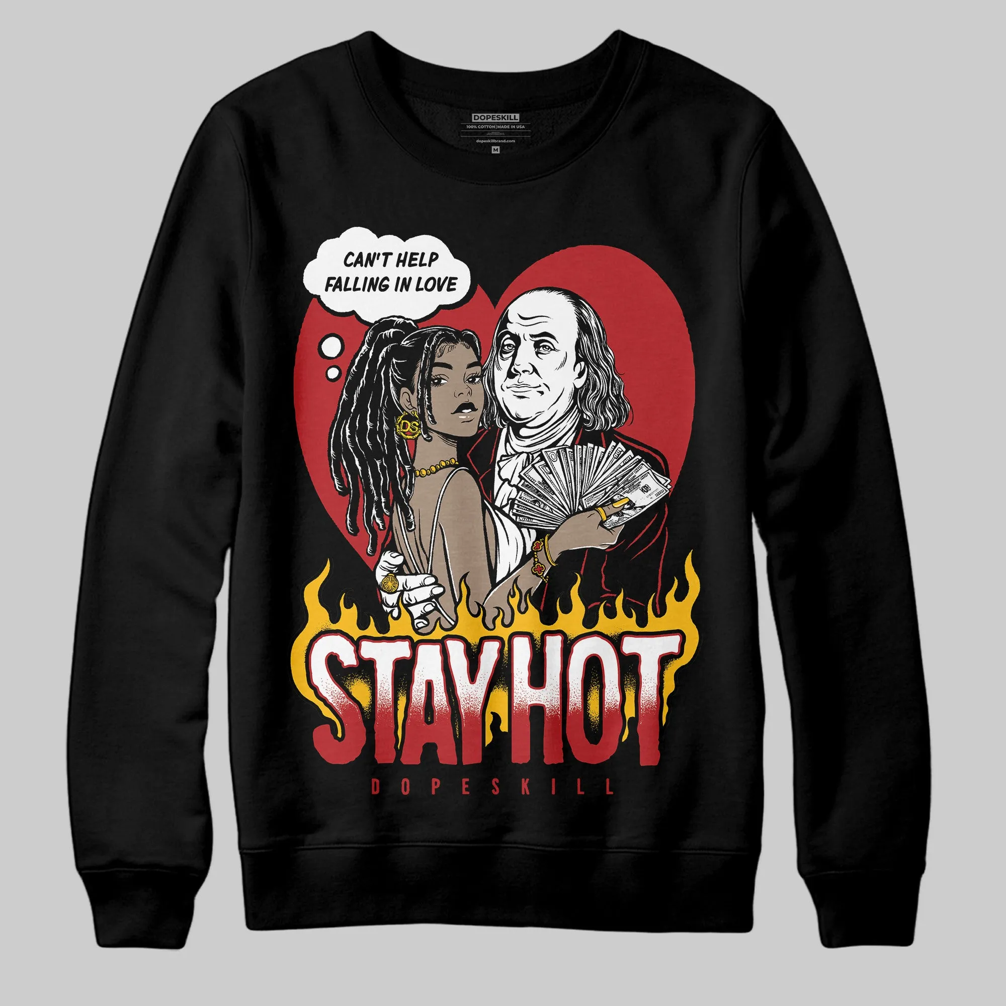 Flu Game 12s DopeSkill Sweatshirt Stay Hot Graphic sold by DopeSkill