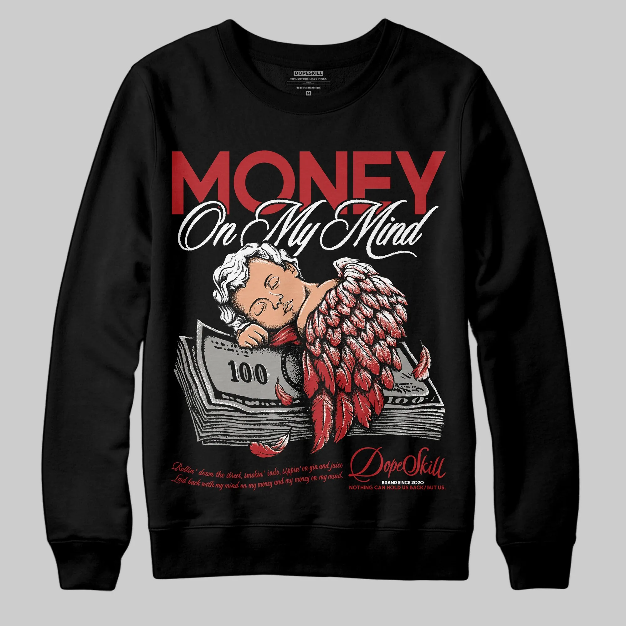 Flu Game 12s DopeSkill Sweatshirt MOMM Graphic sold by DopeSkill