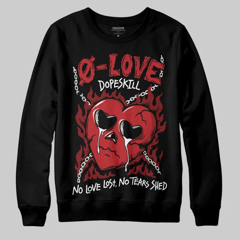 Flu Game 12s DopeSkill Sweatshirt Crying Heart Graphic sold by DopeSkill