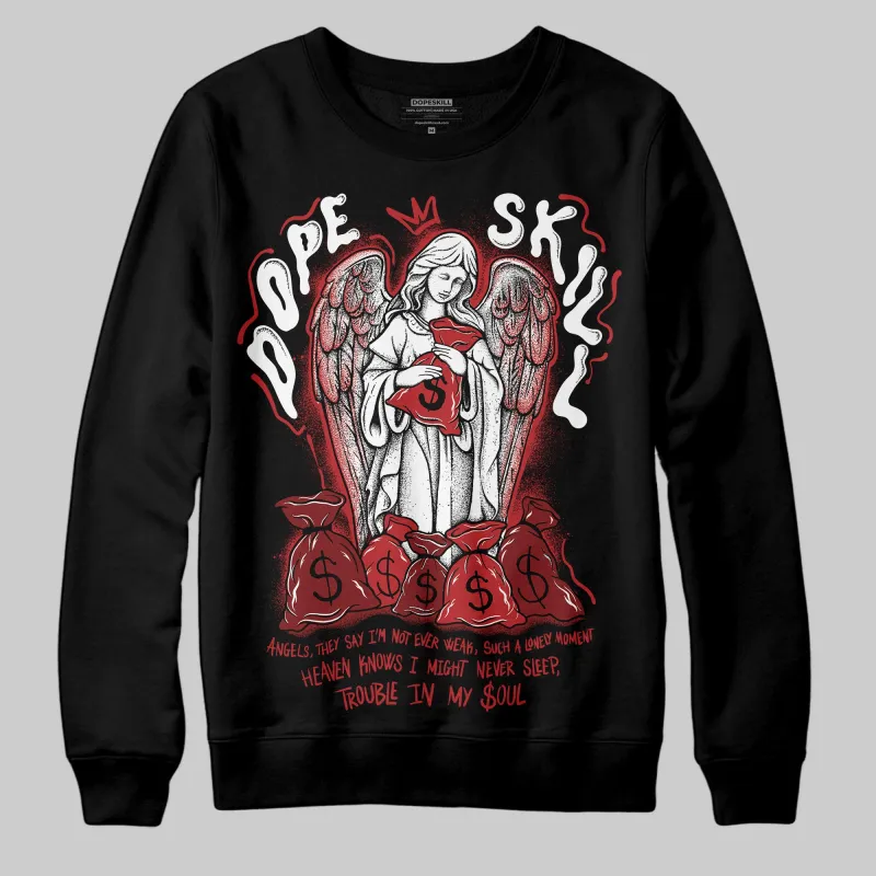 Flu Game 12s DopeSkill Sweatshirt Angels Graphic sold by DopeSkill