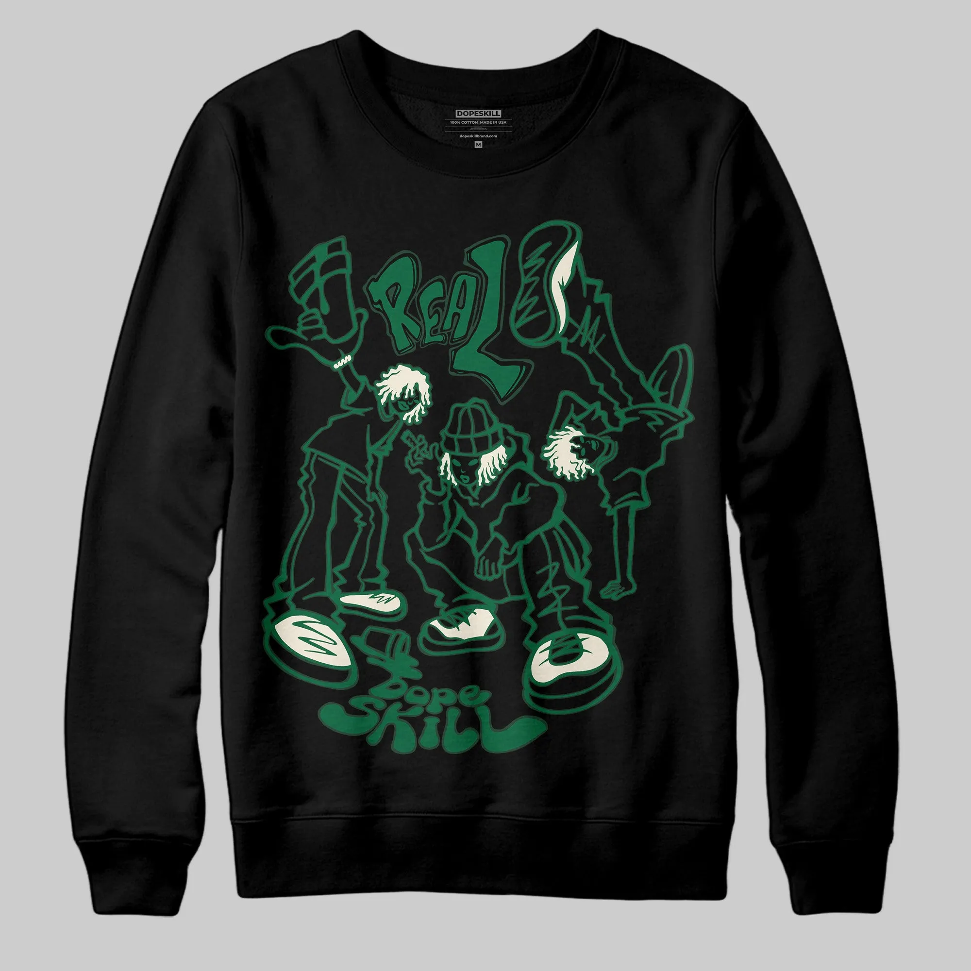 Pine Green 13s DopeSkill Sweatshirt Real Y2K Players Graphic sold by DopeSkill product image thumbnail 2