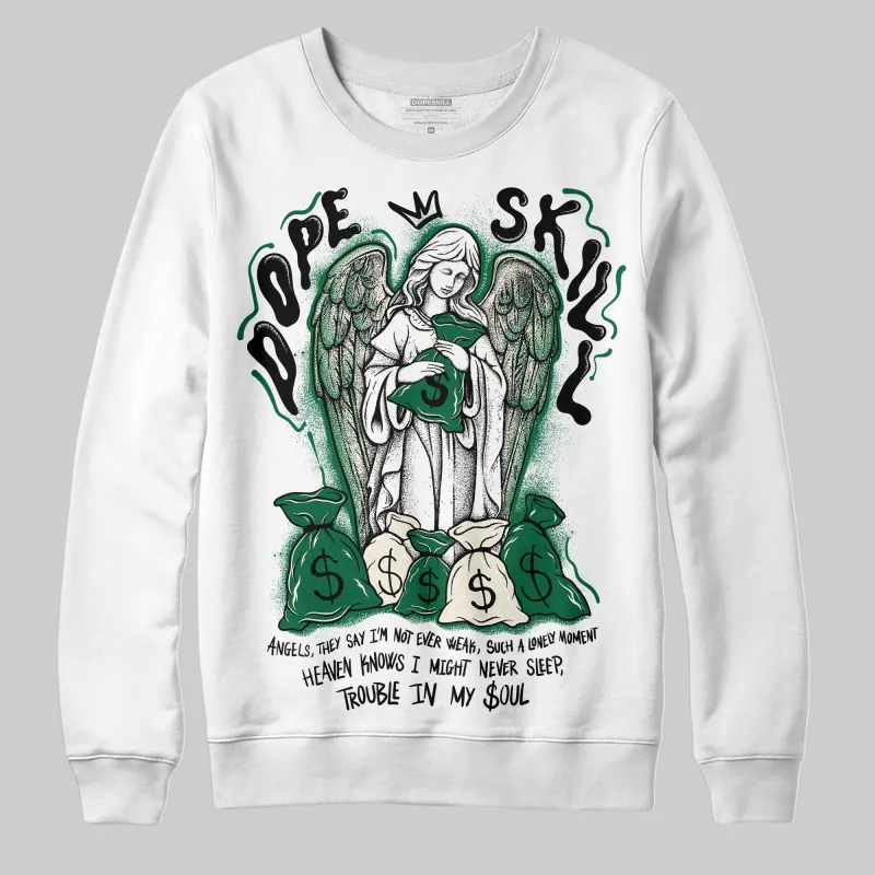 Pine Green 13s DopeSkill Sweatshirt Angels Graphic sold by DopeSkill