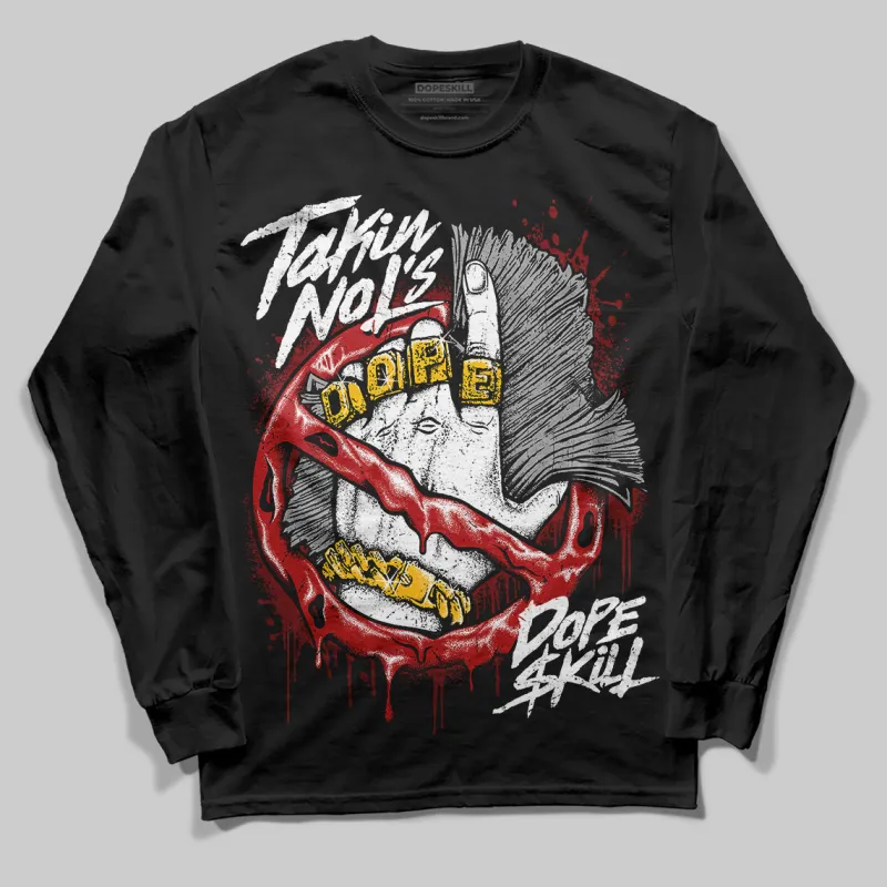 Flu Game 12s DopeSkill Long Sleeve T-Shirt Takin No L's Graphic sold by DopeSkill