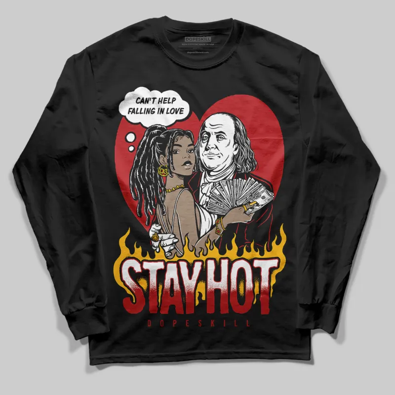 Flu Game 12s DopeSkill Long Sleeve T-Shirt Stay Hot Graphic sold by DopeSkill
