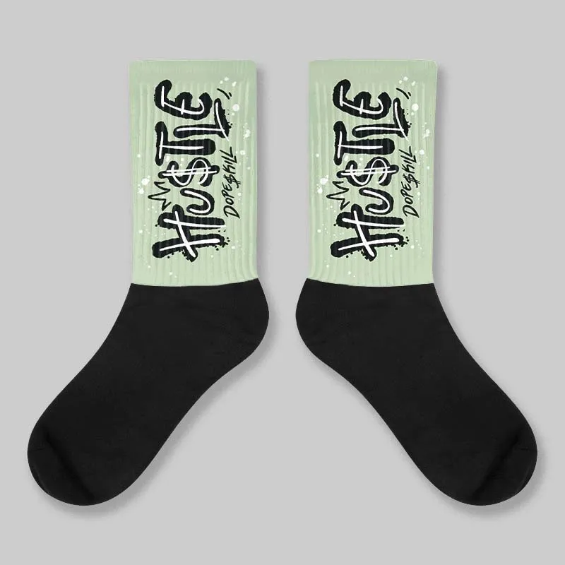 Seafoam 4s 2025 DopeSkill Sublimated Sock Hustle Graphic sold by DopeSkill