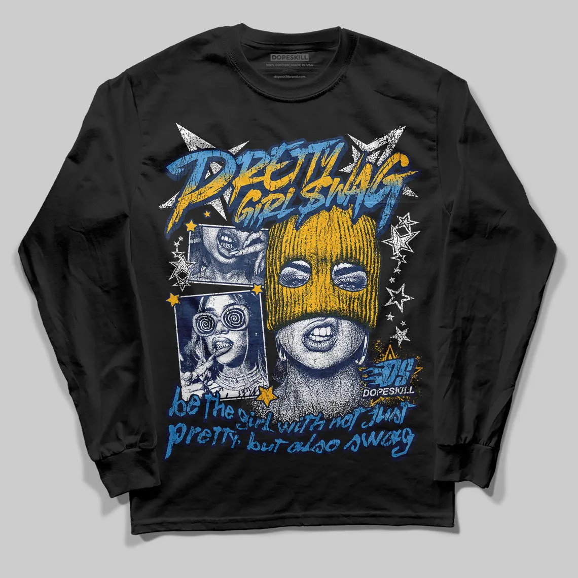 Retro Dunk From Above 4s DopeSkill Long Sleeve T-Shirt Pretty Girl Swag Graphic sold by DopeSkill product image thumbnail 2