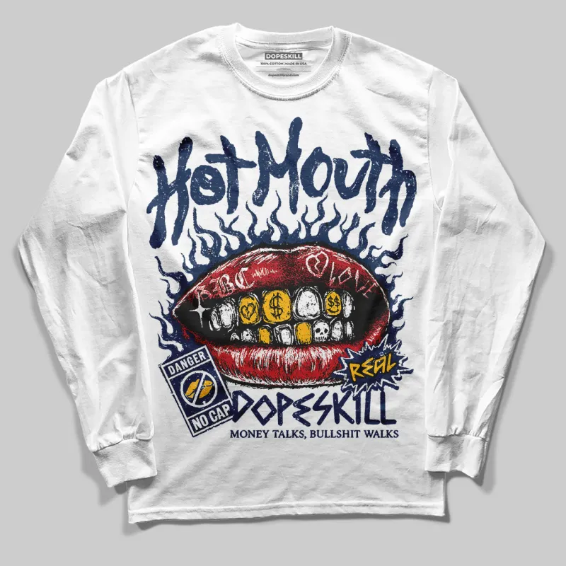 Retro Dunk From Above 4s DopeSkill Long Sleeve T-Shirt Hot Mouth Graphic sold by DopeSkill