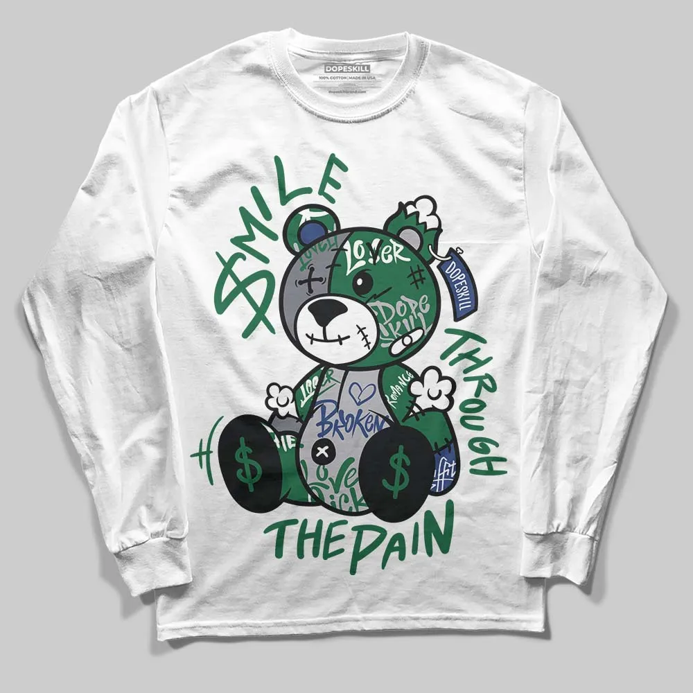 GT-2160 Shamrock Green DopeSkill Long Sleeve T-Shirt Smile Through The Pain Graphic sold by DopeSkill