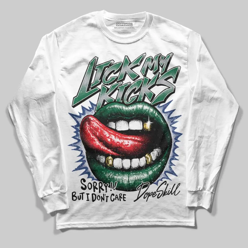GT-2160 Shamrock Green DopeSkill Long Sleeve T-Shirt Lick My Kicks Graphic sold by DopeSkill