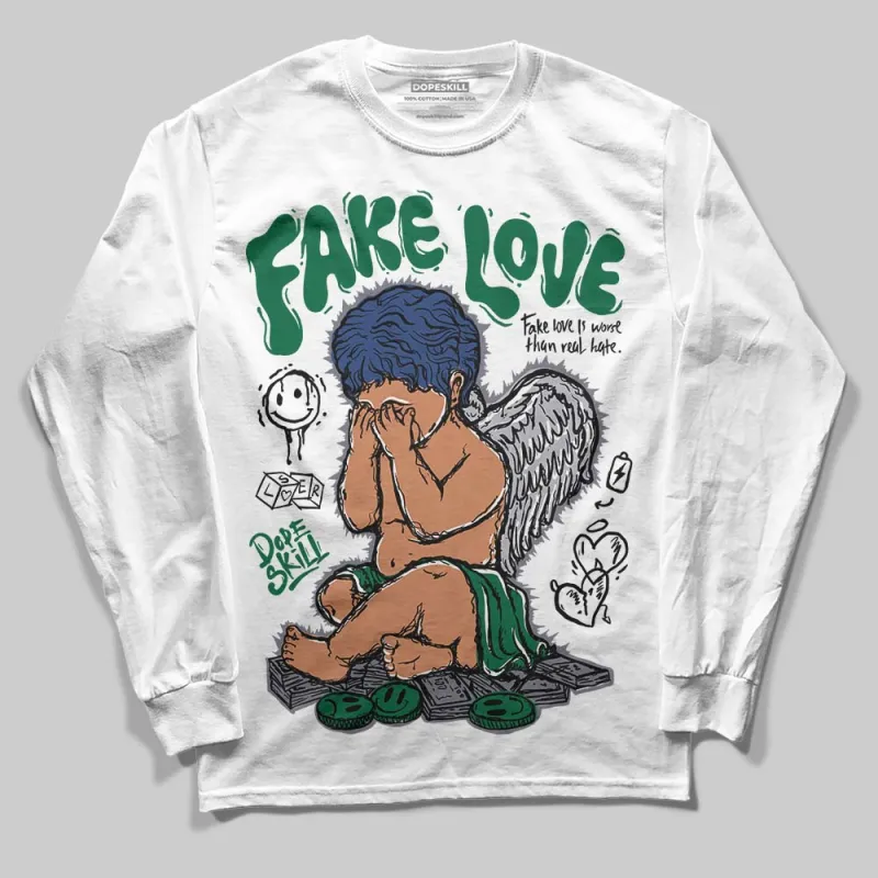 GT-2160 Shamrock Green DopeSkill Long Sleeve T-Shirt False Love Graphic sold by DopeSkill