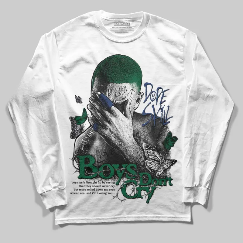 GT-2160 Shamrock Green DopeSkill Long Sleeve T-Shirt Boys Don't Cry Graphic sold by DopeSkill