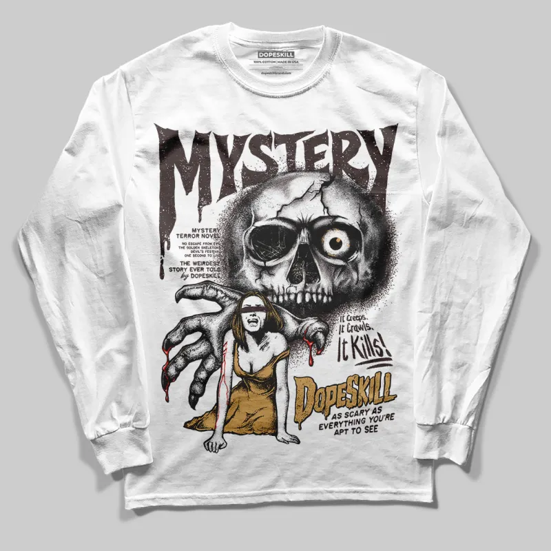 Runner 2.0 Sneakers Brown Fabric DopeSkill Long Sleeve T-Shirt Mystery Ghostly Grasp Graphic sold by DopeSkill