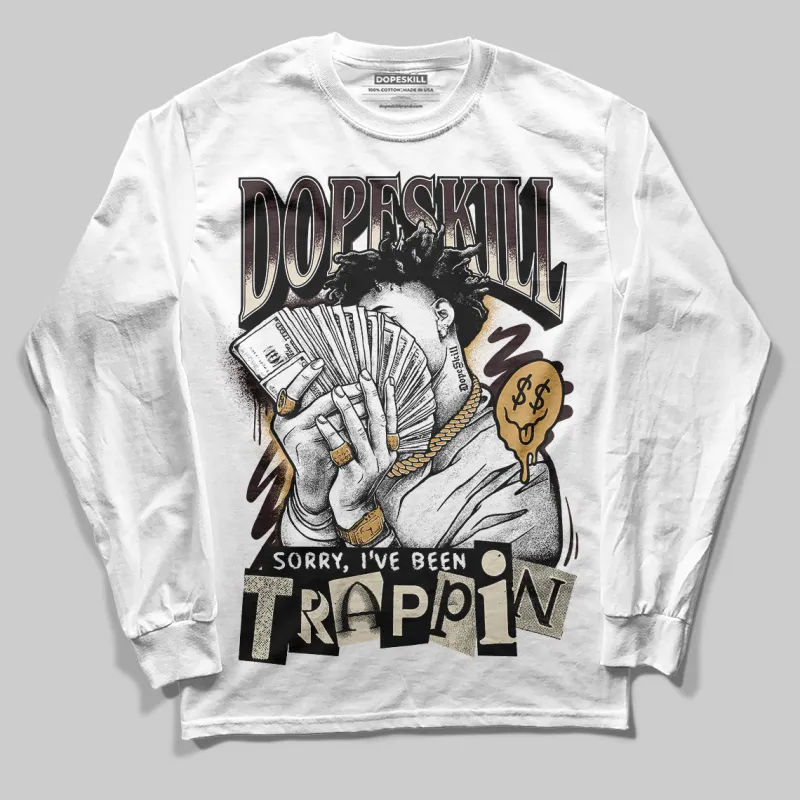 Runner 2.0 Sneakers Brown Fabric DopeSkill Long Sleeve T-Shirt Sorry I've Been Trappin Graphic sold by DopeSkill