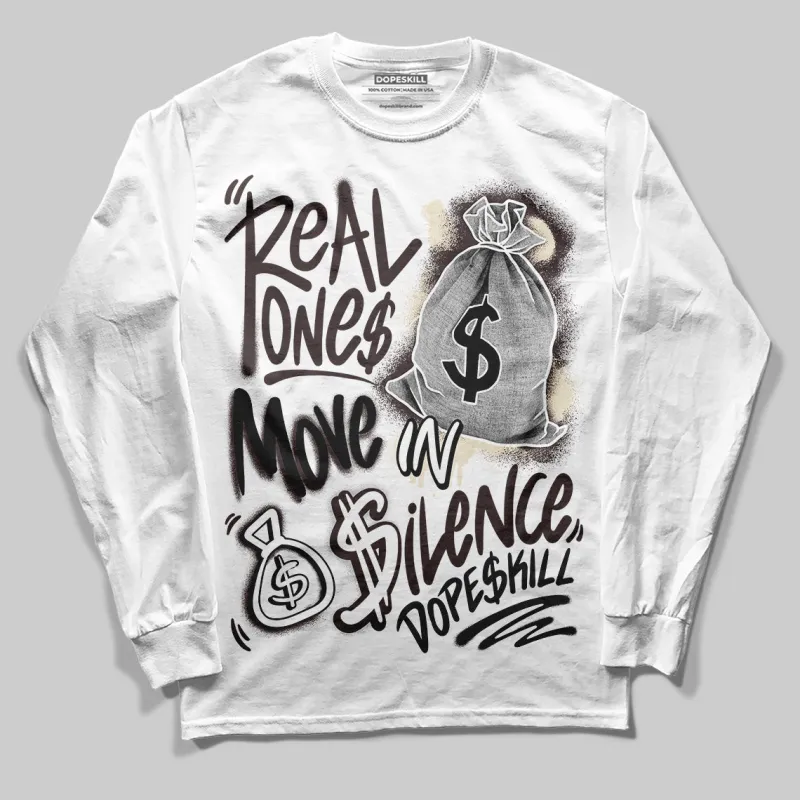 Runner 2.0 Sneakers Brown Fabric DopeSkill Long Sleeve T-Shirt Real Ones Move In Silence Graphic sold by DopeSkill