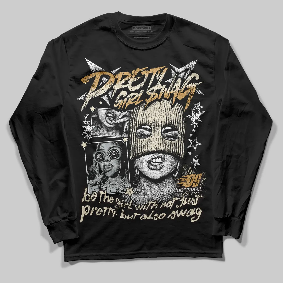 Runner 2.0 Sneakers Brown Fabric DopeSkill Long Sleeve T-Shirt Pretty Girl Swag Graphic sold by DopeSkill product image thumbnail 2