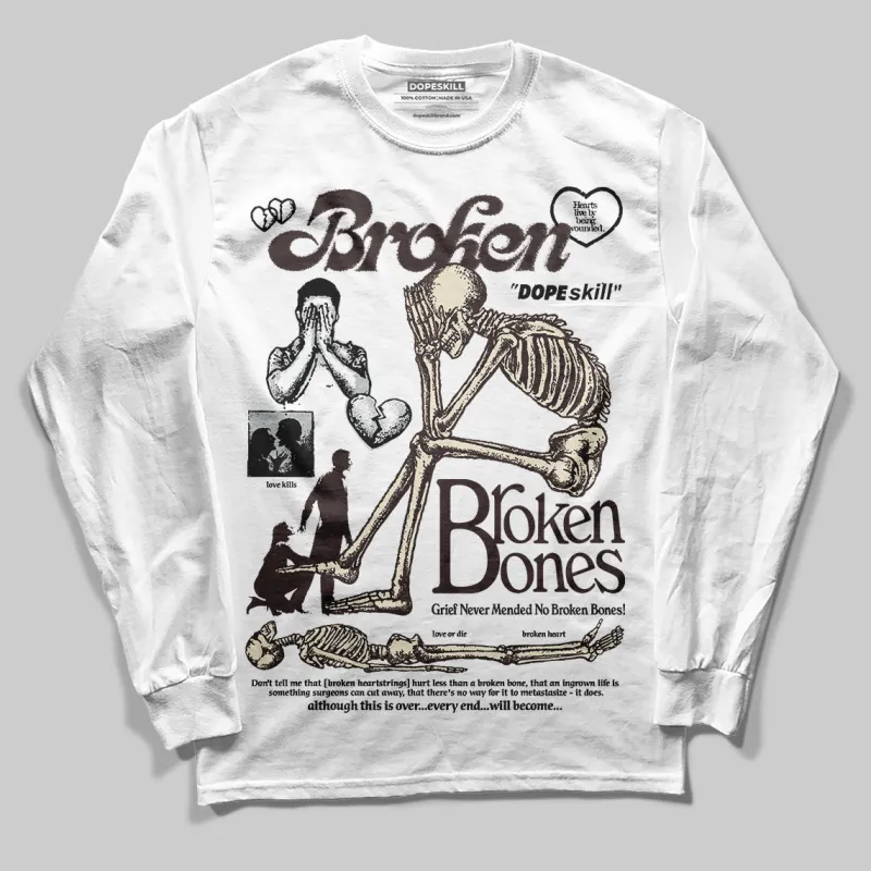 Runner 2.0 Sneakers Brown Fabric DopeSkill Long Sleeve T-Shirt Broken Bones Graphic sold by DopeSkill