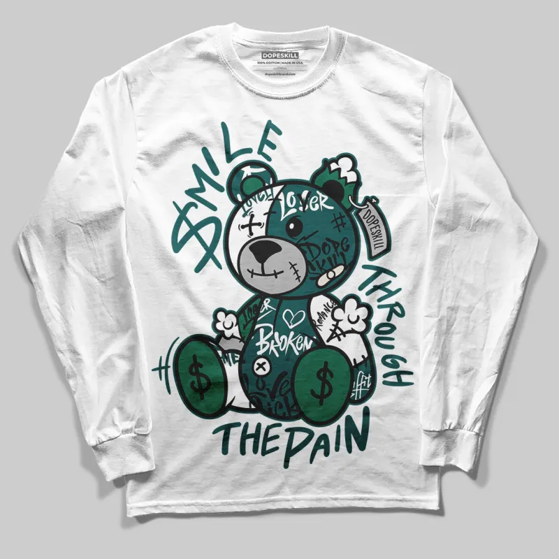 Gel 1130 White Dark Neptune DopeSkill Long Sleeve T-Shirt Smile Through The Pain Graphic sold by DopeSkill