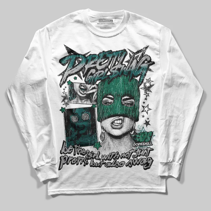 Gel 1130 White Dark Neptune DopeSkill Long Sleeve T-Shirt Pretty Girl Swag Graphic sold by DopeSkill