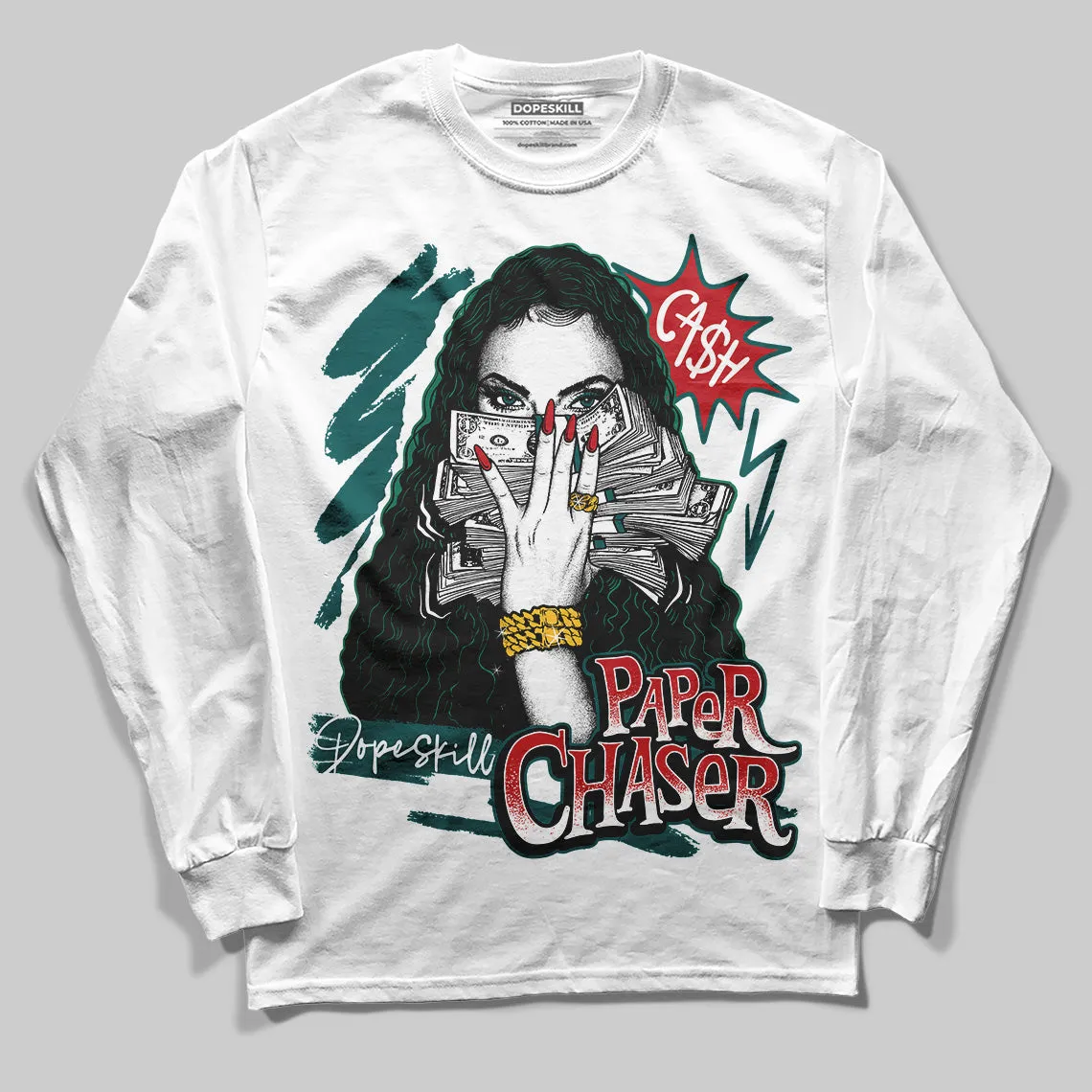 Gel 1130 White Dark Neptune DopeSkill Long Sleeve T-Shirt NPC Graphic sold by DopeSkill