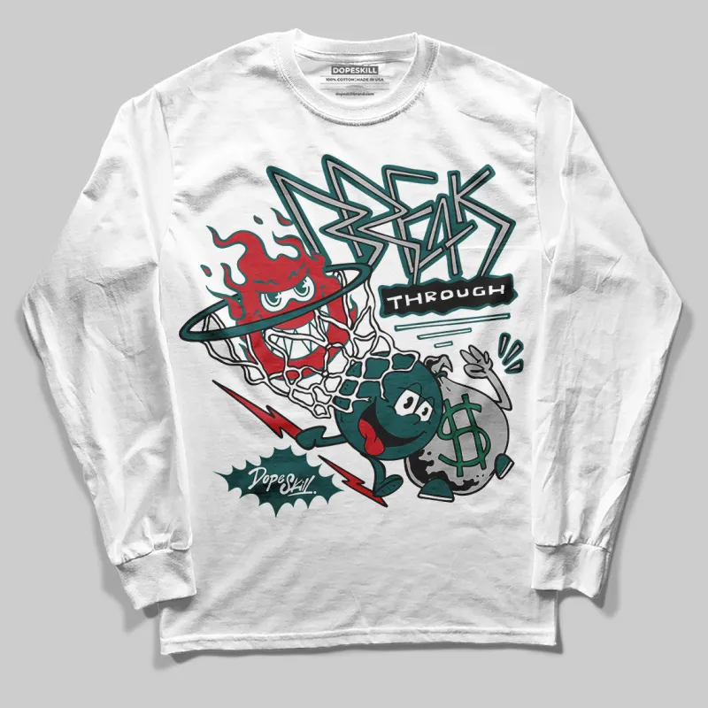 Gel 1130 White Dark Neptune DopeSkill Long Sleeve T-Shirt Break Through Graphic sold by DopeSkill