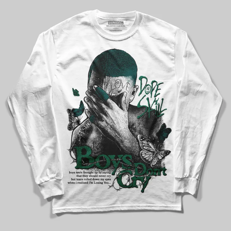Gel 1130 White Dark Neptune DopeSkill Long Sleeve T-Shirt Boys Don't Cry Graphic sold by DopeSkill
