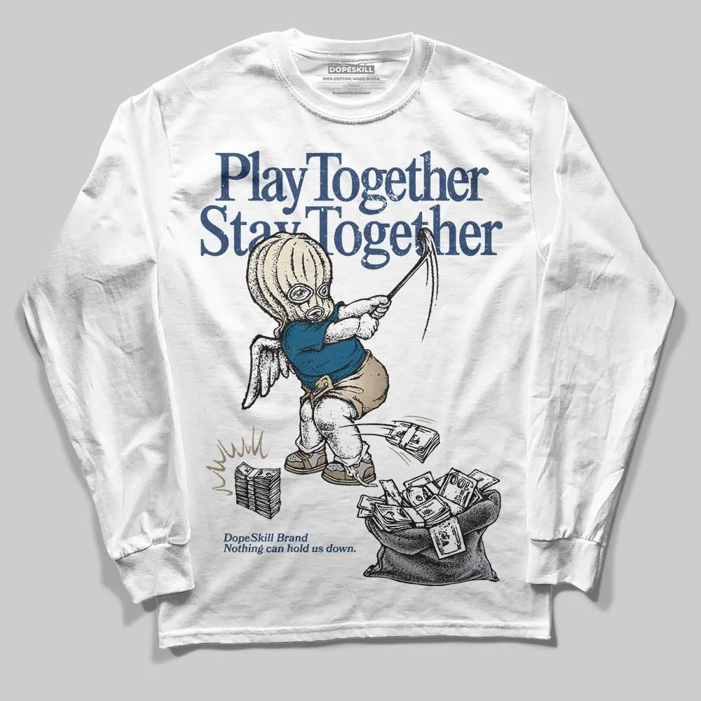 Gel Kayano 14 Cream Pure Silver DopeSkill Long Sleeve T-Shirt Play together, Stay together Graphic sold by DopeSkill