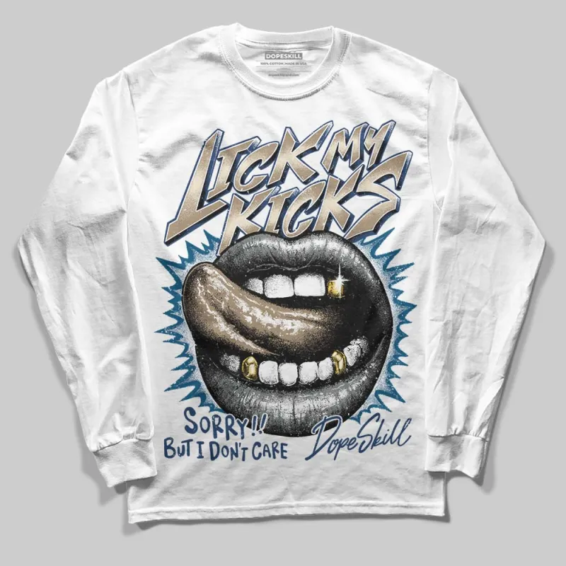 Gel Kayano 14 Cream Pure Silver DopeSkill Long Sleeve T-Shirt Lick My Kicks Graphic sold by DopeSkill