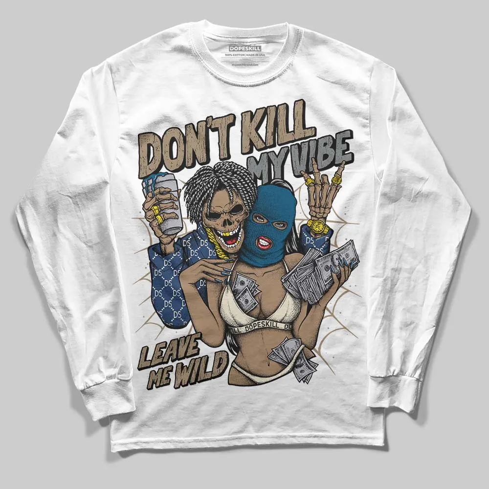 Gel Kayano 14 Cream Pure Silver DopeSkill Long Sleeve T-Shirt Don't Kill My Vibe Graphic sold by DopeSkill