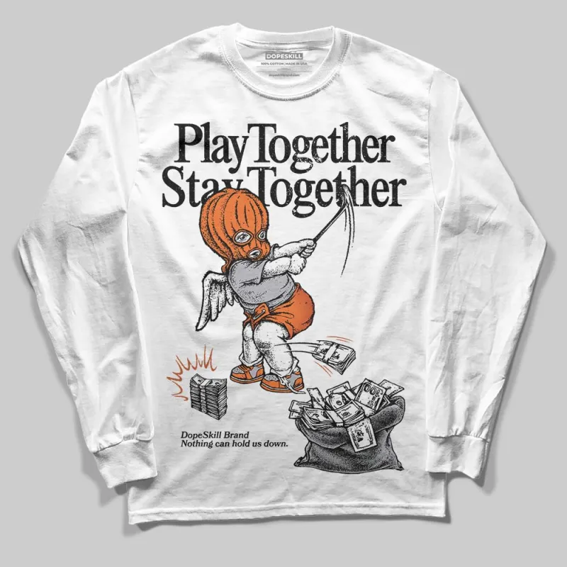 Kayano 14 Silver Piquant Orange DopeSkill Long Sleeve T-Shirt Play together, Stay together Graphic sold by DopeSkill
