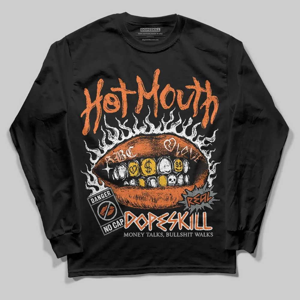 Kayano 14 Silver Piquant Orange DopeSkill Long Sleeve T-Shirt Hot Mouth Graphic sold by DopeSkill product image thumbnail 2