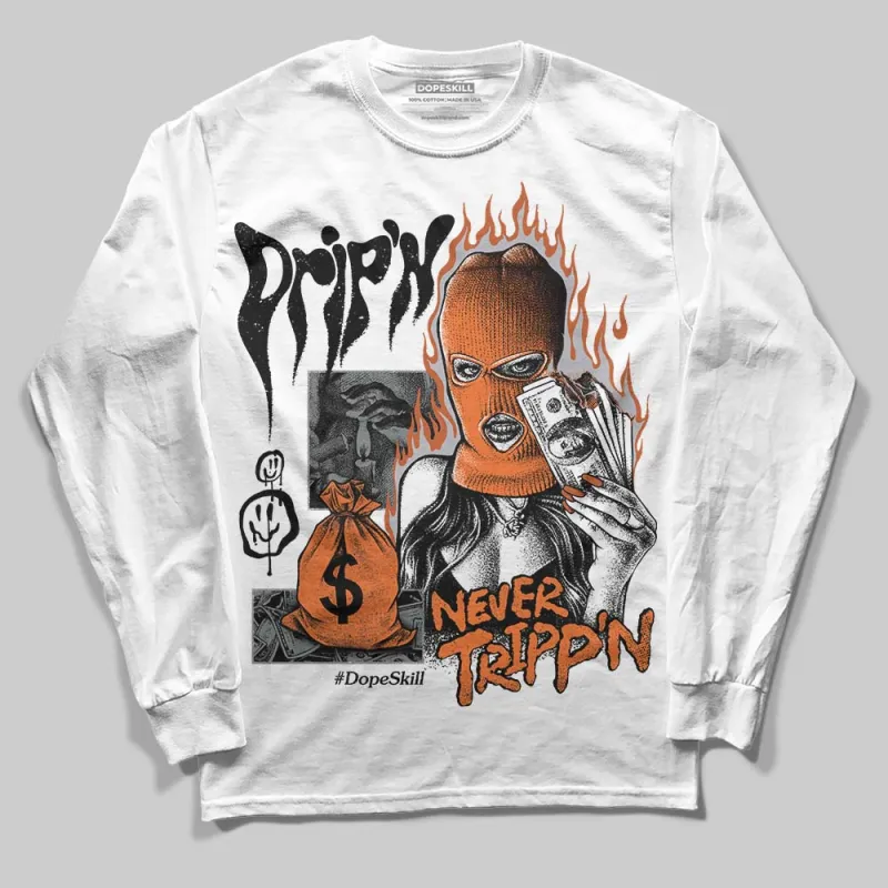 Kayano 14 Silver Piquant Orange DopeSkill Long Sleeve T-Shirt Drip'n Never Tripp'n Graphic sold by DopeSkill