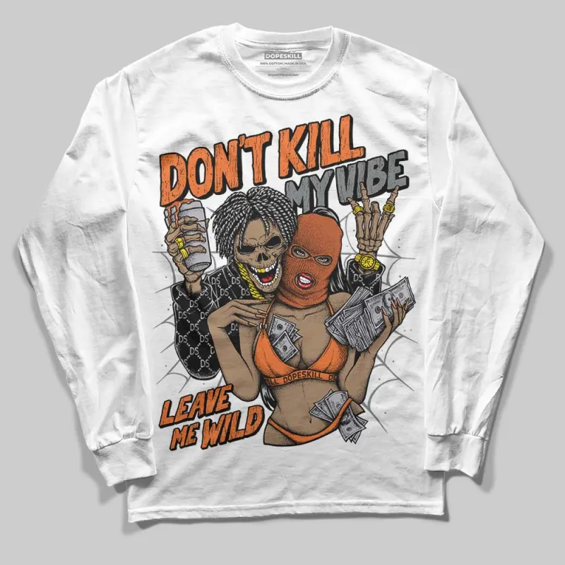 Kayano 14 Silver Piquant Orange DopeSkill Long Sleeve T-Shirt Don't Kill My Vibe Graphic sold by DopeSkill
