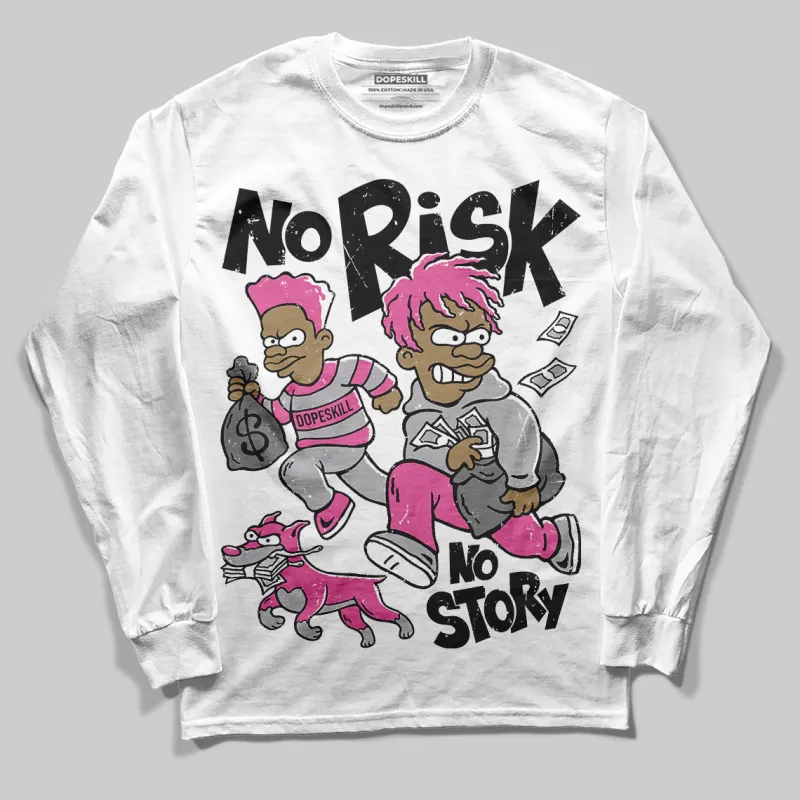 Kayano 14 Cream Sweet Pink DopeSkill Long Sleeve T-Shirt No Risk No Story Graphic sold by DopeSkill