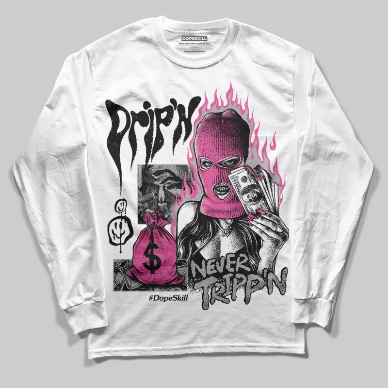 Kayano 14 Cream Sweet Pink DopeSkill Long Sleeve T-Shirt Drip'n Never Tripp'n Graphic sold by DopeSkill