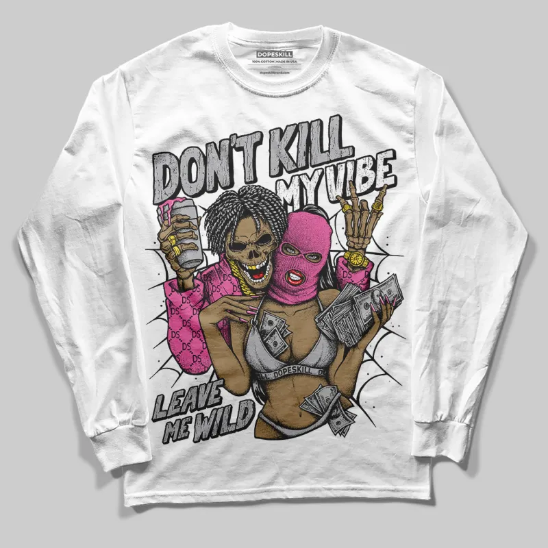 Kayano 14 Cream Sweet Pink DopeSkill Long Sleeve T-Shirt Don't Kill My Vibe Graphic sold by DopeSkill