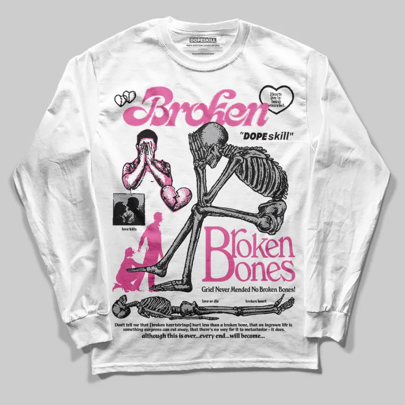 Kayano 14 Cream Sweet Pink DopeSkill Long Sleeve T-Shirt Broken Bones Graphic sold by DopeSkill