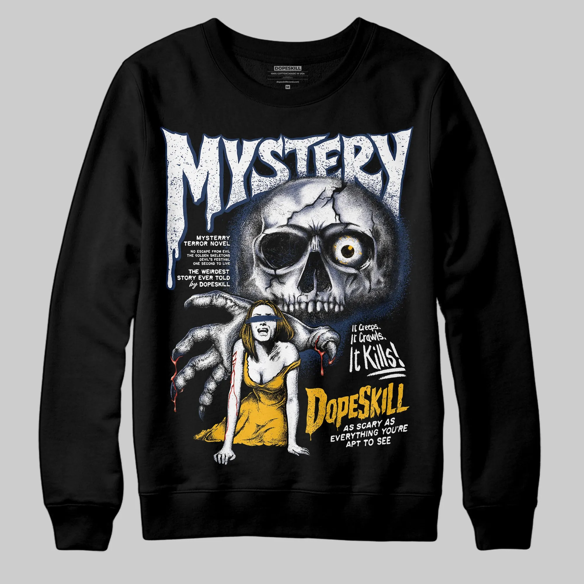 Retro Dunk From Above 4s DopeSkill Sweatshirt Mystery Ghostly Grasp Graphic sold by DopeSkill product image thumbnail 2