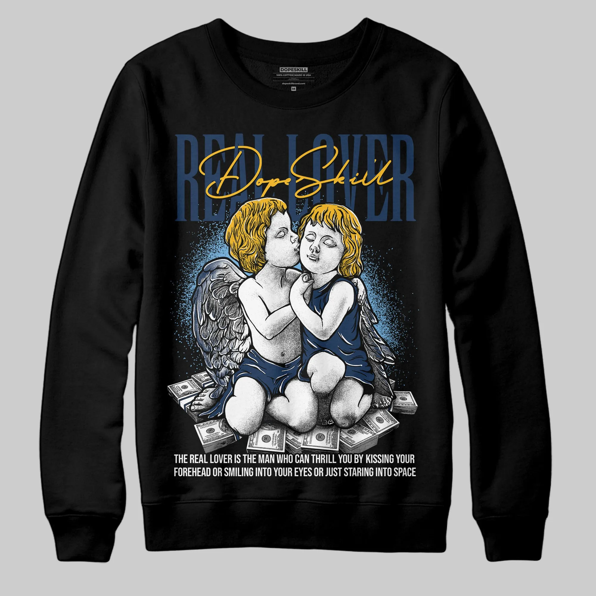 Retro Dunk From Above 4s DopeSkill Sweatshirt Real Lover Graphic sold by DopeSkill product image thumbnail 2
