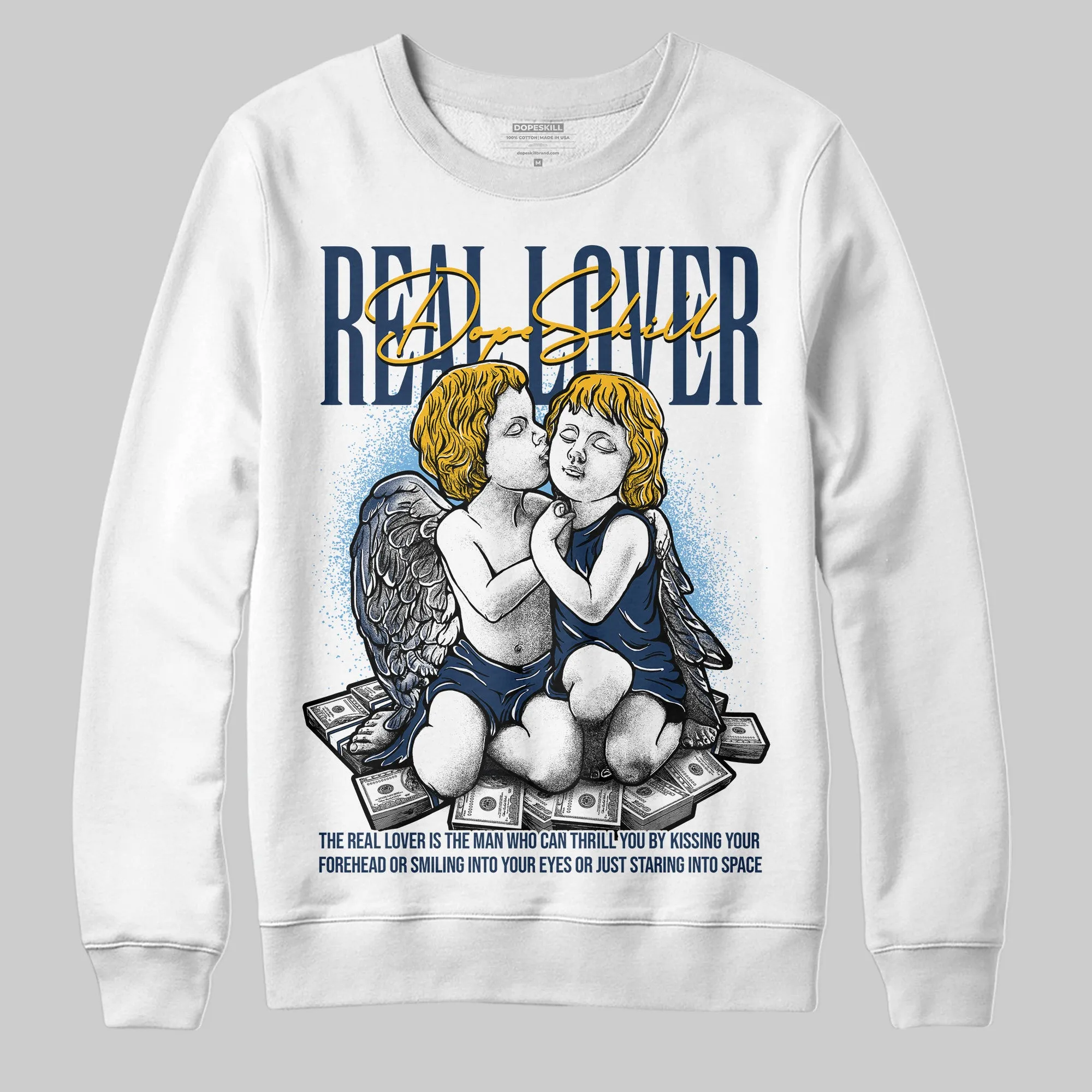 Retro Dunk From Above 4s DopeSkill Sweatshirt Real Lover Graphic sold by DopeSkill