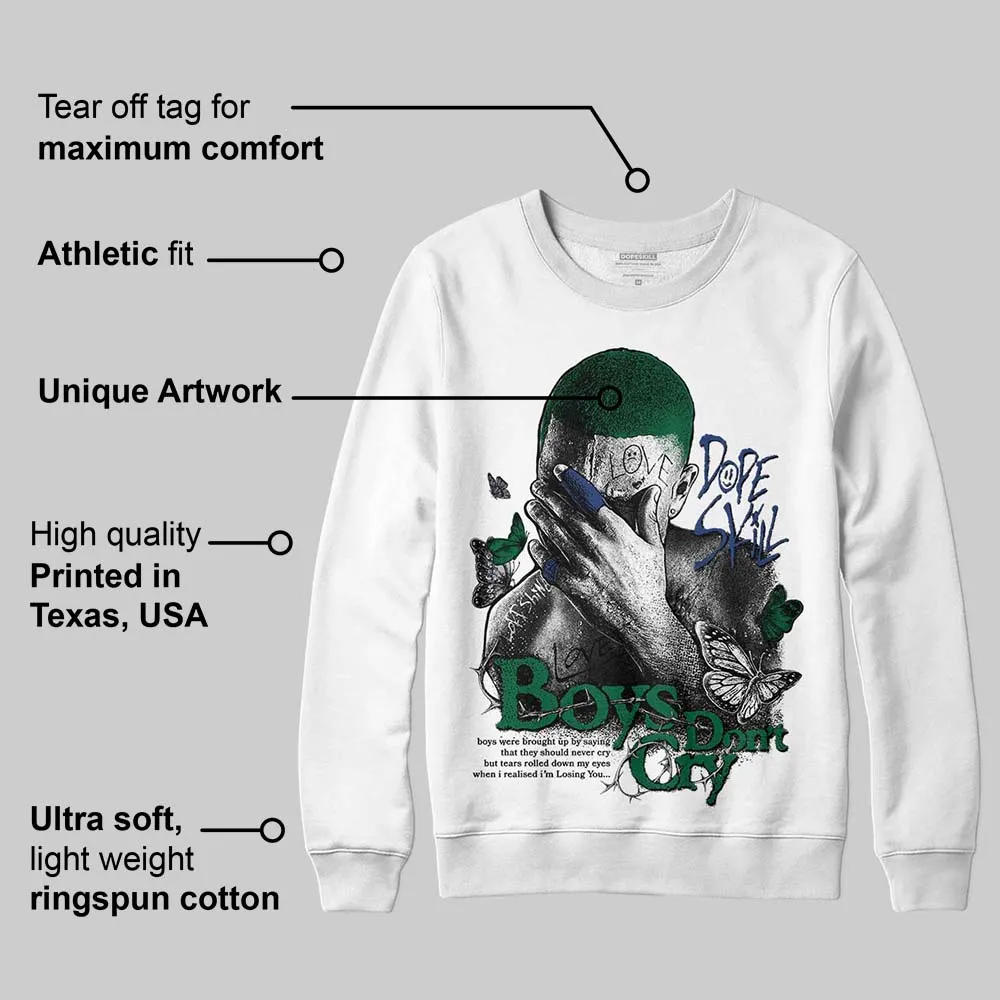 GT-2160 Shamrock Green DopeSkill Sweatshirt Boys Don't Cry Graphic sold by DopeSkill product image thumbnail 3