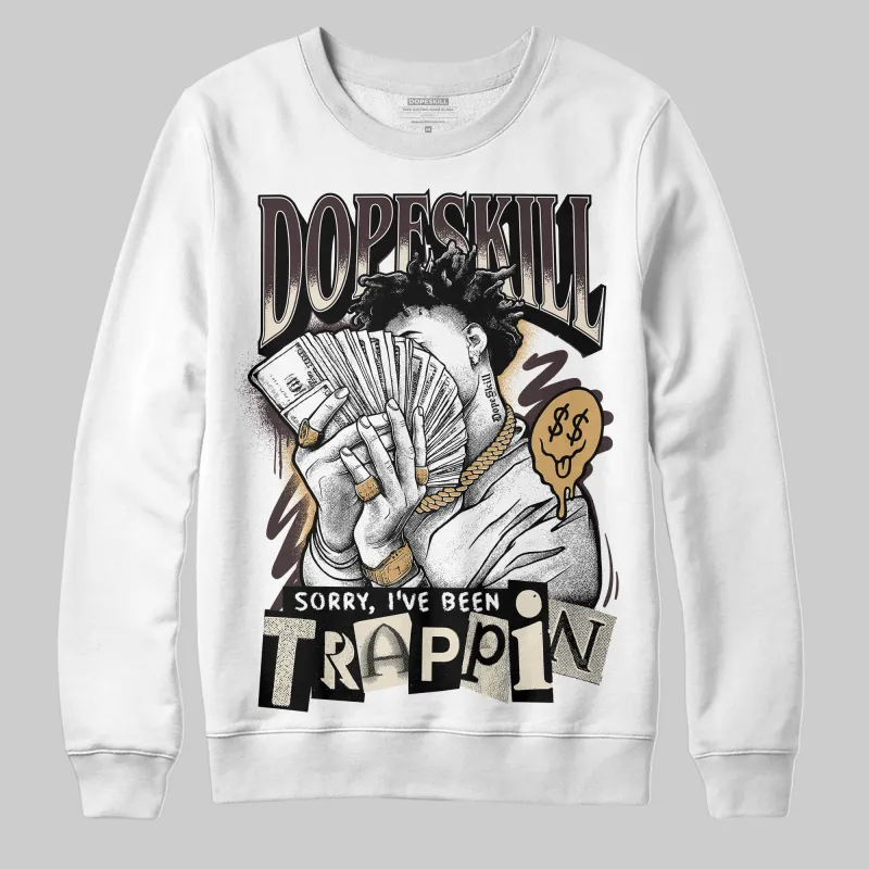 Runner 2.0 Sneakers Brown Fabric DopeSkill Sweatshirt Sorry I've Been Trappin Graphic sold by DopeSkill