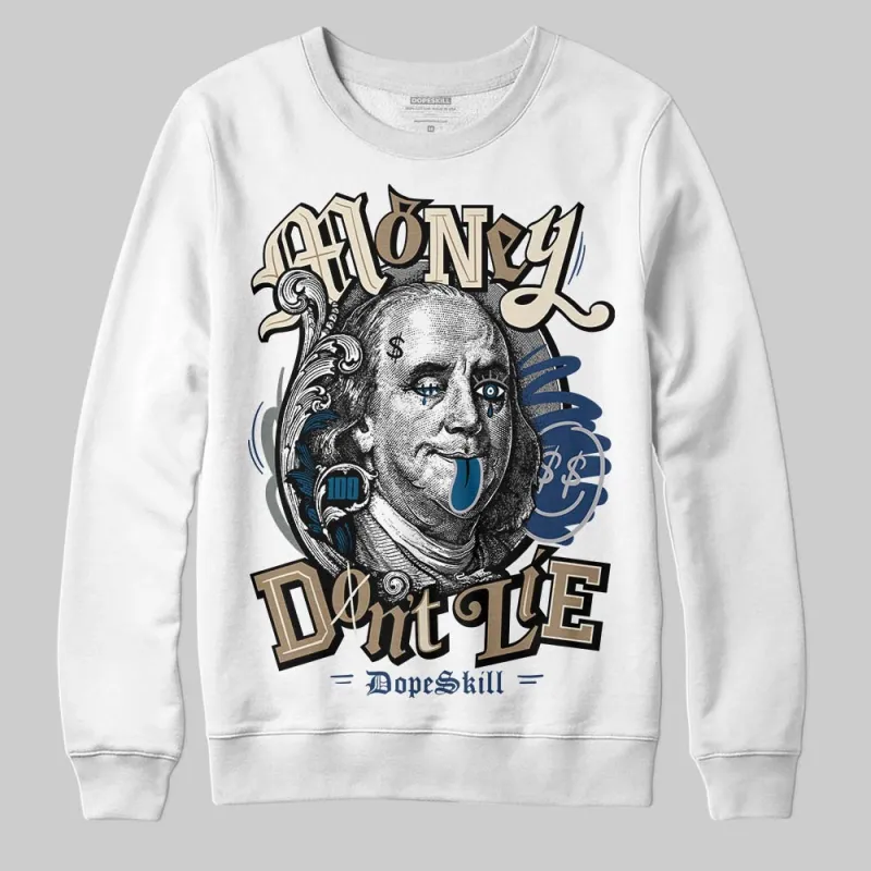 Gel Kayano 14 Cream Pure Silver DopeSkill Sweatshirt Money Don't Lie Graphic sold by DopeSkill