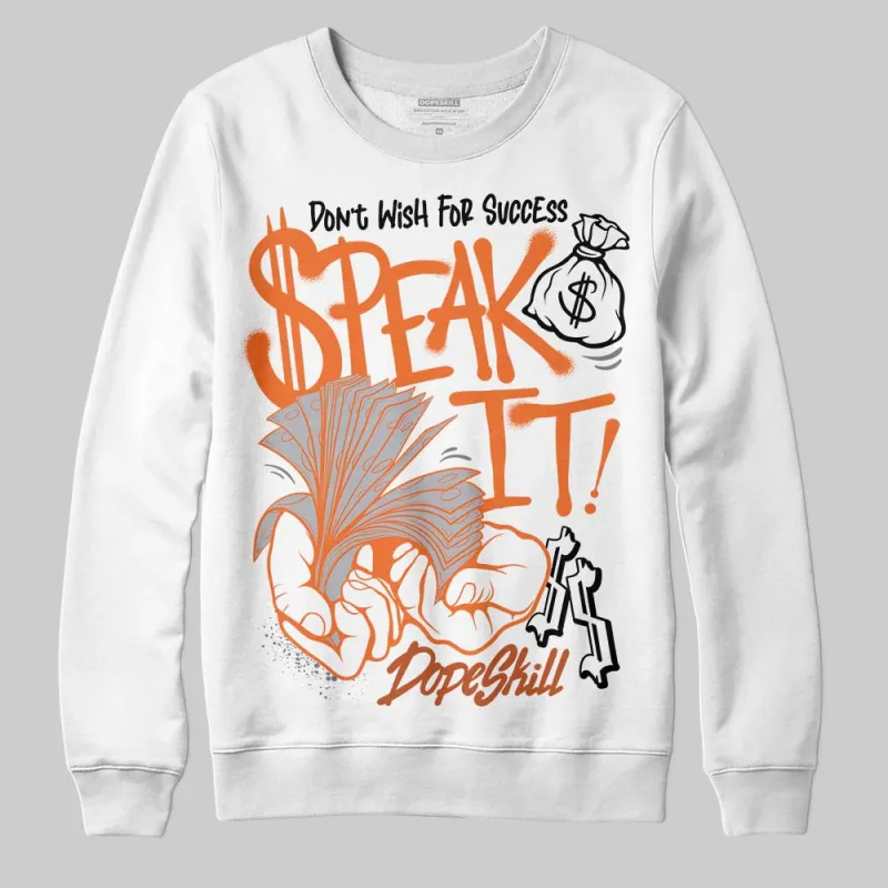 Kayano 14 Silver Piquant Orange DopeSkill Sweatshirt Speak It Graphic sold by DopeSkill