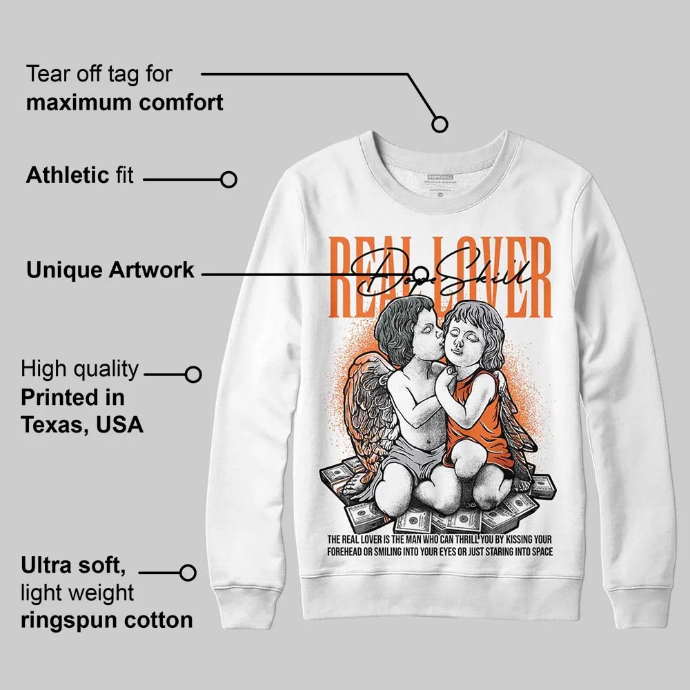 Kayano 14 Silver Piquant Orange DopeSkill Sweatshirt Real Lover Graphic sold by DopeSkill product image thumbnail 3