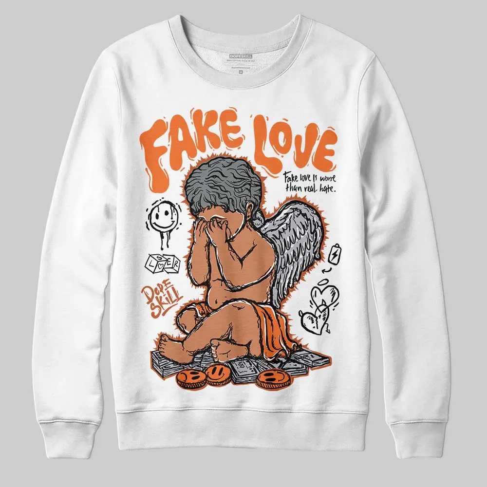 Kayano 14 Silver Piquant Orange DopeSkill Sweatshirt False Love Graphic sold by DopeSkill